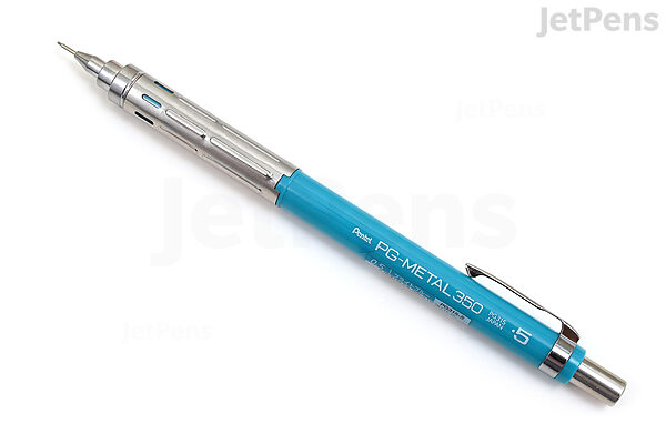 Pentel Pg-metal 350 0.5MM Mechanical Pencil Assorted Color Barrel 