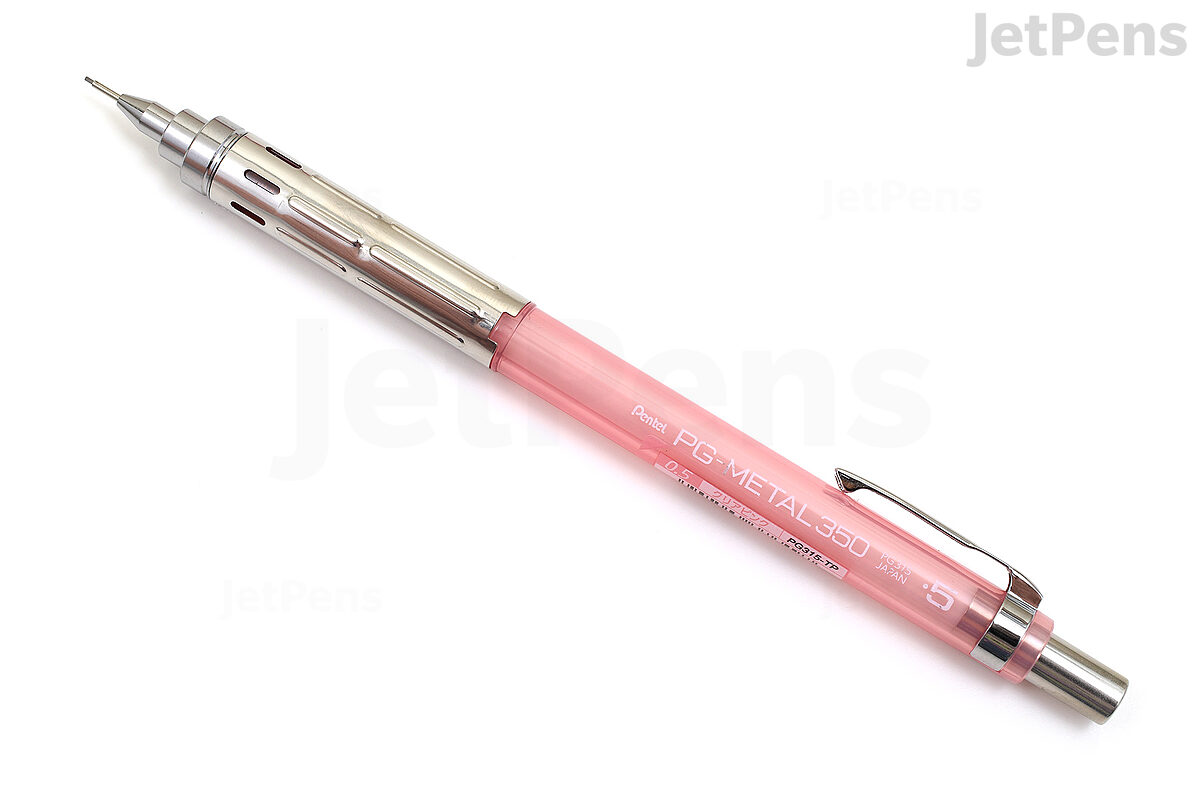 Limited Edition Color: Pentel PG-Metal 350 Mechanical Pencil - 0.5 mm -  Clear Charcoal Gray — La Petite Cute Shop