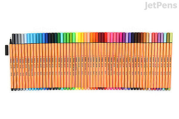 Bewolkt ondernemer specificatie Stabilo Point 88 Fineliner Pen - 0.4 mm - 55 Color Bundle | JetPens