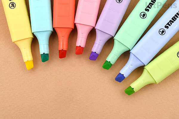 Stabilo Swing Cool Highlighter - Pastel - 8 Color Set