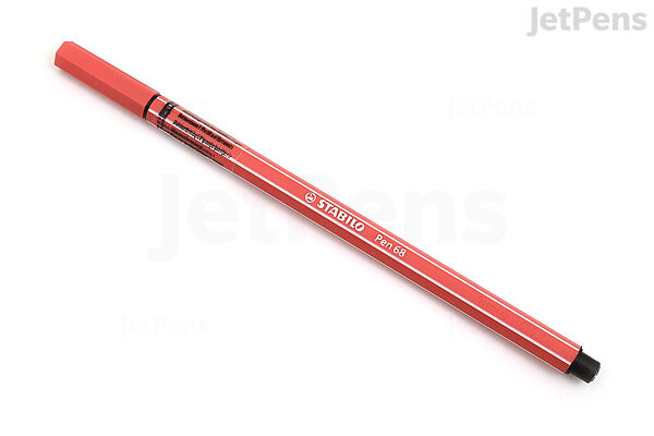 Stabilo Pen 68 brush rust red brush felt