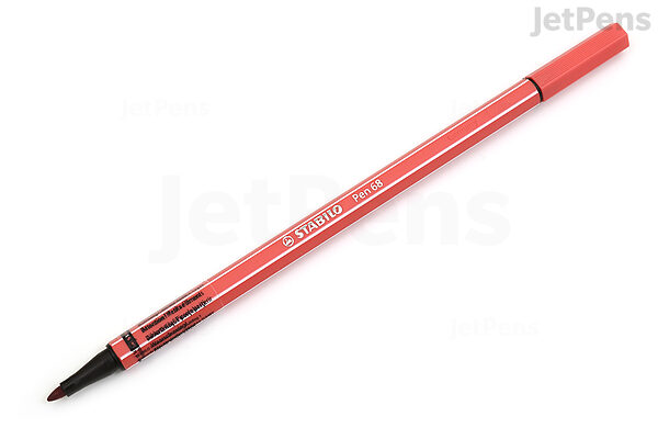 Stabilo Pen 68 brush rust red brush felt