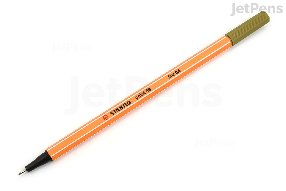 Stabilo Point 88 Fineliner Pen - 0.4 mm - 25 Color Rollup Set