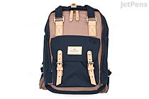 Doughnut Macaroon Standard Backpack - Light Pink x Navy - DOUGHNUT D010-8969-F