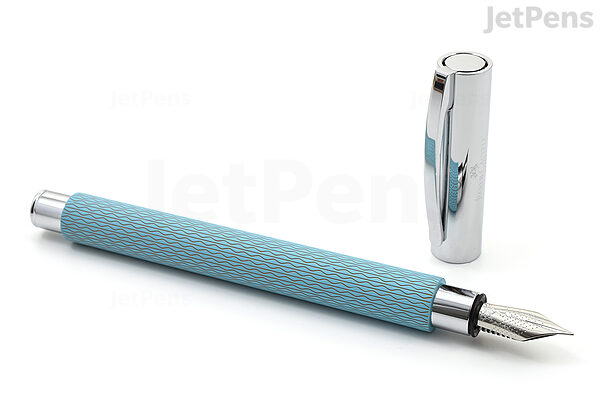 Trein Minimaliseren verfrommeld Faber-Castell Design Ambition Fountain Pen - OpArt Sky Blue - Extra Fine  Nib - Limited Edition | JetPens