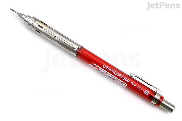 Pentel GraphGear 300 Drafting Pencil - 0.9 mm - Red