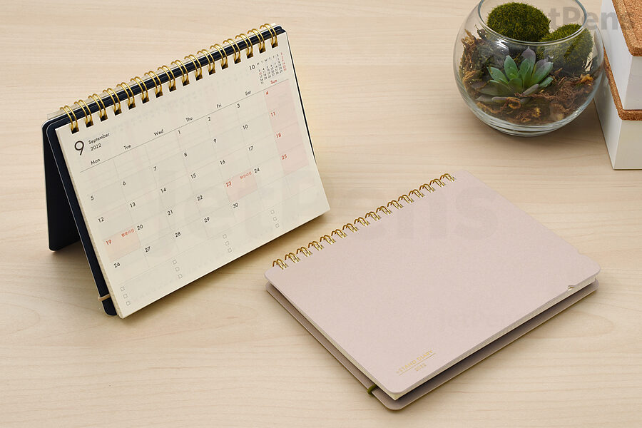 + Stand Diaries can transition from desk calendar to planner.
