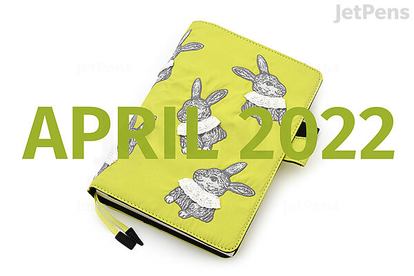 Japanese Sketchbook . Hard Cover. Fabric Cover. Drawing, Painting Supplies.  Bunnies Print. 