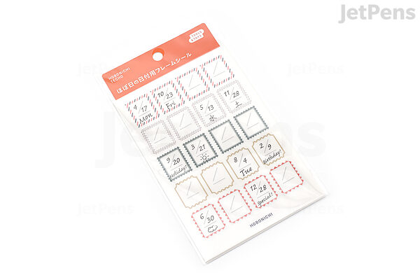 24 Sheet (2X 12 Month) Calendar Number Date Stickers Planner Date Stickers  365 Date Sticker Colored Day Calendar Stickers for Planner for Customizing