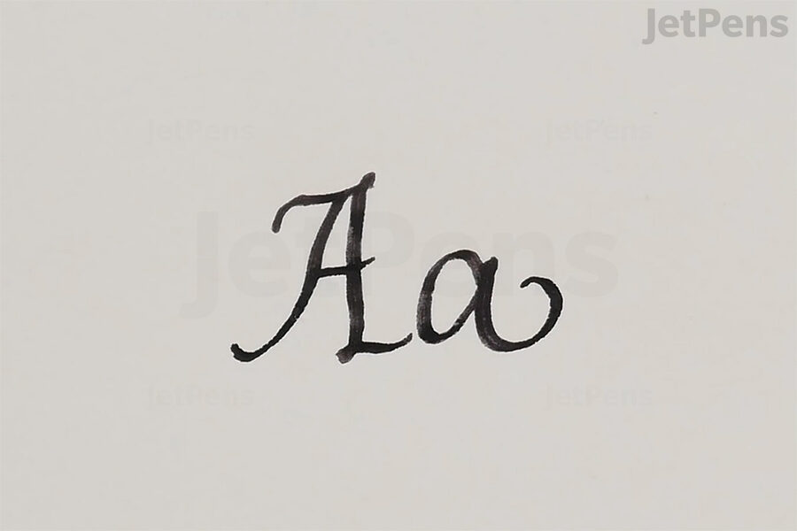 Italic calligraphy created with the 1.1 mm Kaweco Calligraphy Sport Pen.