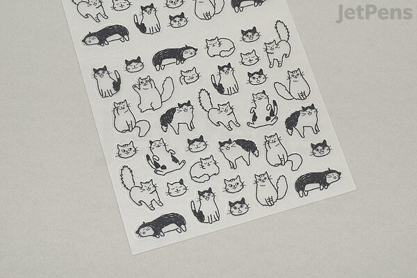 Cat themed deco stickers - ver.1 – DolcePlanner