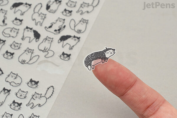 Sticky Note Doodle Mini Planner Stickers, Wedding Color