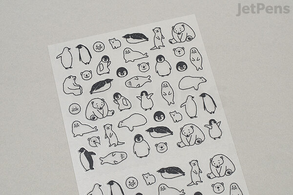 Kawaii Penguins in School Sticker Pack | Cute | Fun Stickers | Stickers |  Gift for Her | Pack of 19 Planner Stickers