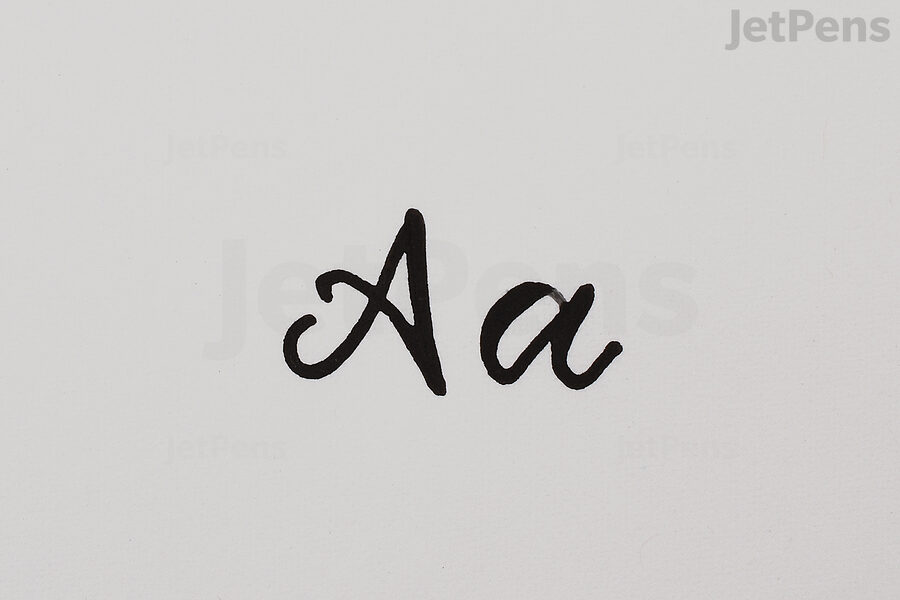 Pointed pen calligraphy created with the Noodler's Triple Tail Flex Fountain Pen.
