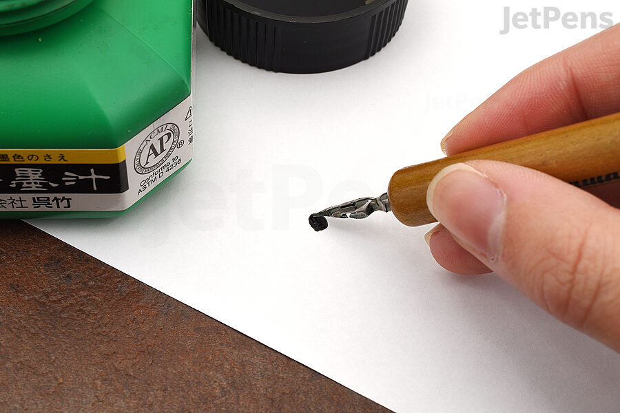 Excess ink will create unsightly blobs.