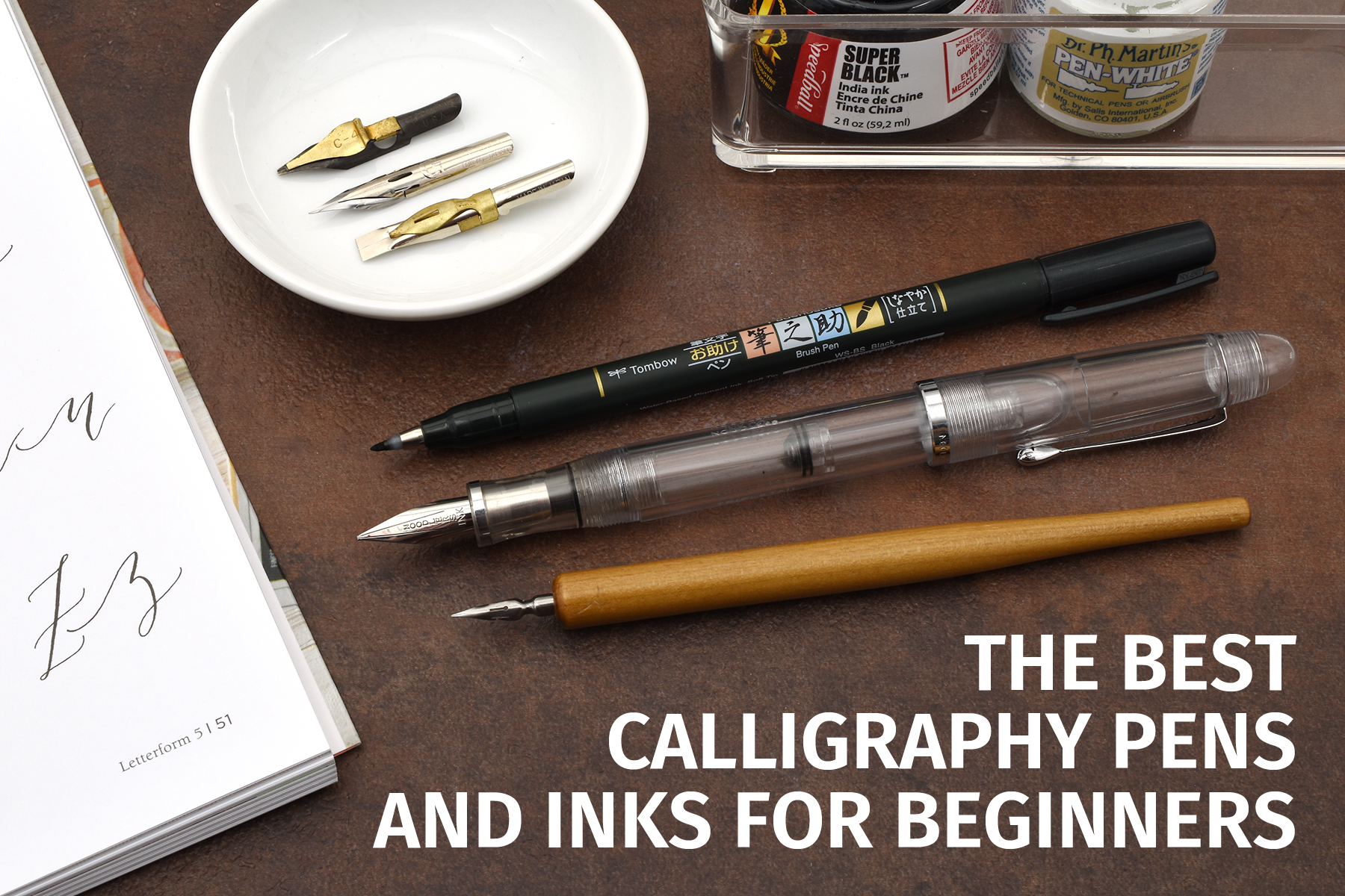 The Best Calligraphy Pens and Inks for Beginners