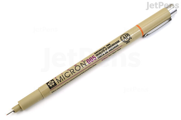 Sakura Pigma Micron 05 Pen 0.45mm Orange