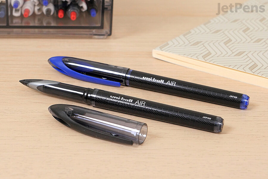 The Uni-ball Air has a smooth, generous ink flow.