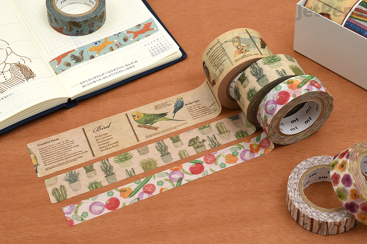 mt Patterns Washi Paper Masking Tape: 3/5 in. x 33 ft. (Hail Ararekomon  Nasu)