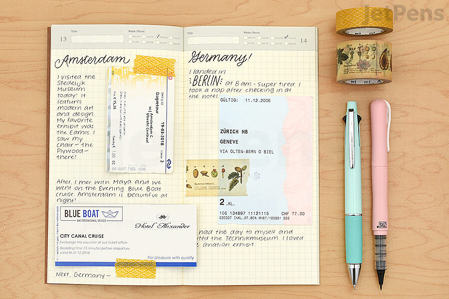 TRC Free Daily Planner is the perfect travel journal