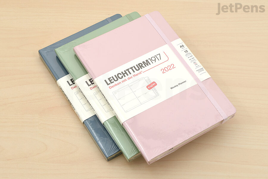 Leuchtturm1917 Weekly Planners. Covers shown are from previous years and may no longer be available.