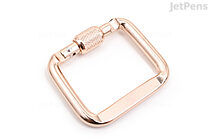 C. Ching Square Carabiner - Rose Gold - CCHING CAE-105A