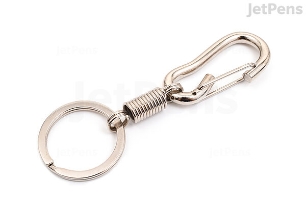 Brass Carabiner Key Ring, Gold Carabiner Key Clip, Cute Keychain Holder,  Gold Keychain, Gold Hook, Cute Brass Key Ring 
