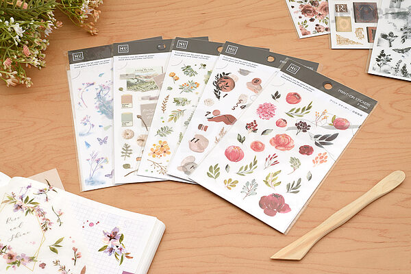  600 Sheets Material Base Paper Stickers Scrapbooking