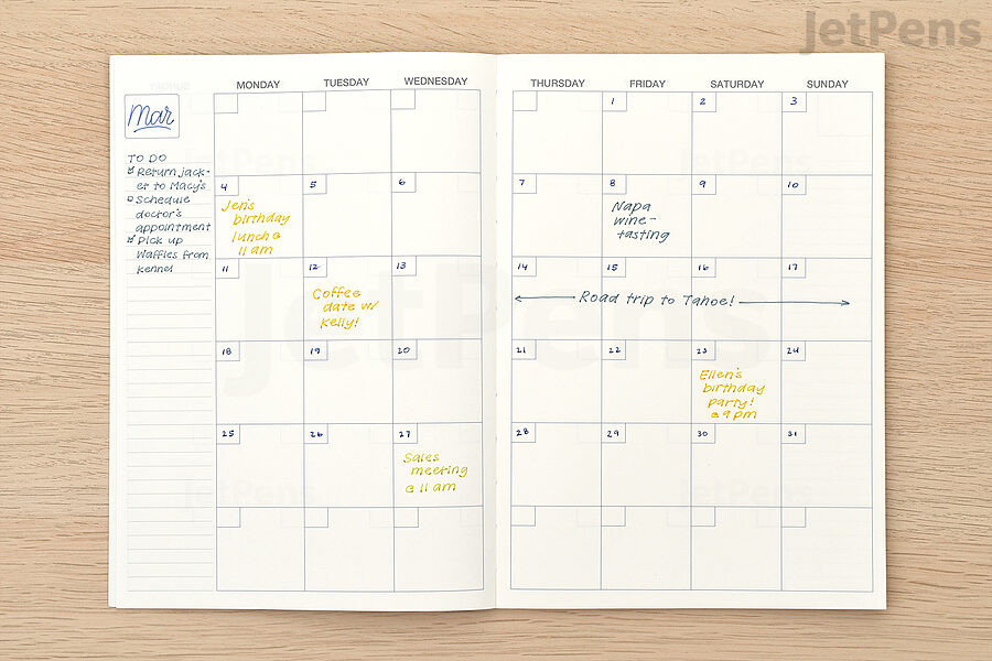 The Kokuyo Campus Diary Free Schedule is a great option for students.