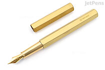 YSTUDIO Classic Revolve Fountain Pen - Brass / Copper - Medium Nib - YSTUDIO STAT-40
