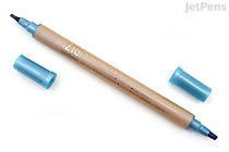 Kuretake ZIG Calligraphy Metallic Double-Sided Marker Pen - 2 mm / 3.5 mm - Blue - KURETAKE MS-8400-125 Kuretake ZIG Calligraphy Metallic Double-Sided Marker Pen - 2 mm / 3.5 mm - Blue - KURETAKE MS-8400-125
