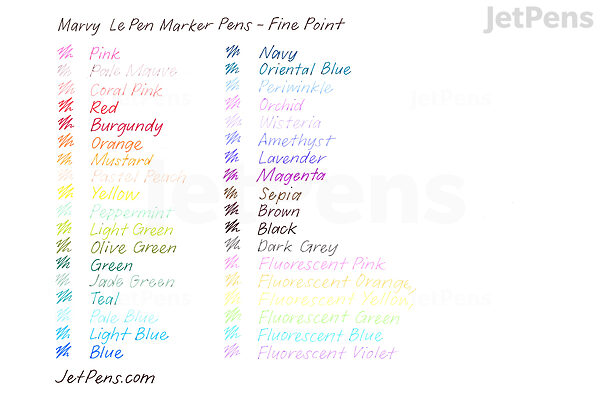 MONTROSE COLORS Le Pen Fine Point Markers - Amber Marie and Company