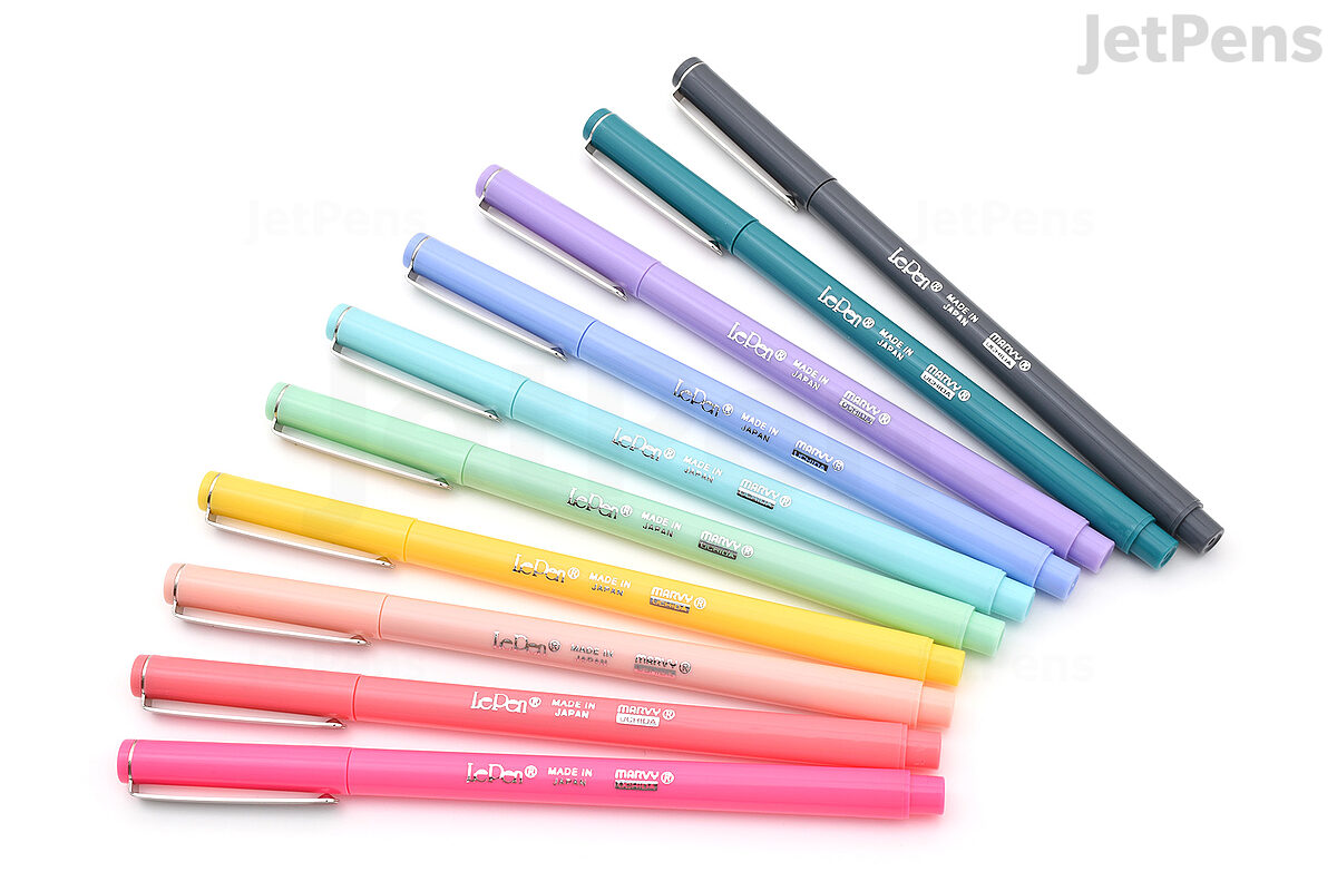 Le Pen (Set of 10) - 3 color palette options – The Paper + Craft Pantry