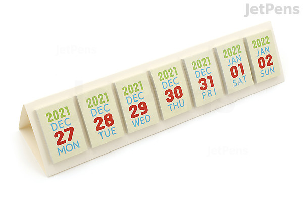 Himekuri Sticky Note Calendar 2022 Colorful JetPens himekuri-sticky-note-calendar-2022-colorful-jetpens