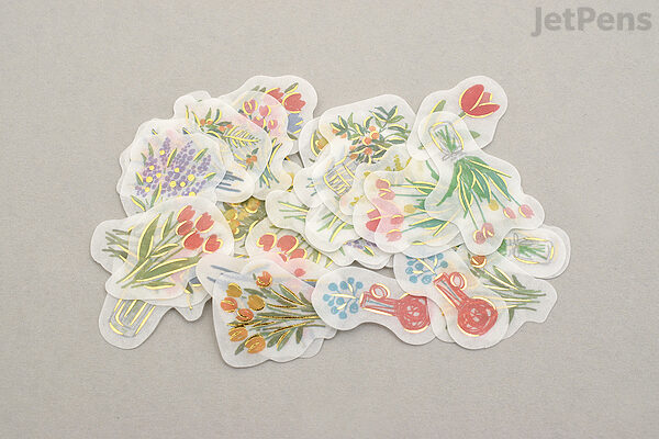 BGM Flake Stickers - Cats & Flowers