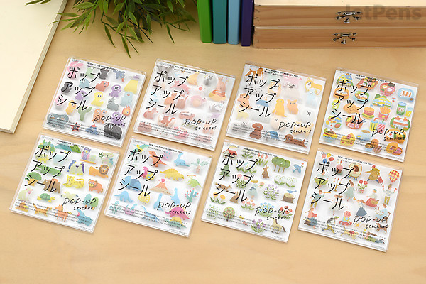 King Jim Hitotoki Pop-Up Stickers - Gourmet | JetPens