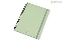Kokuyo Sooofa Soft Ring Notebook - A5 - 4 mm Graph - Green - KOKUYO SV738S4-G