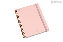 Kokuyo Sooofa Soft Ring Notebook - B6 - 4 mm Graph - Light Pink - KOKUYO SV748S4-P