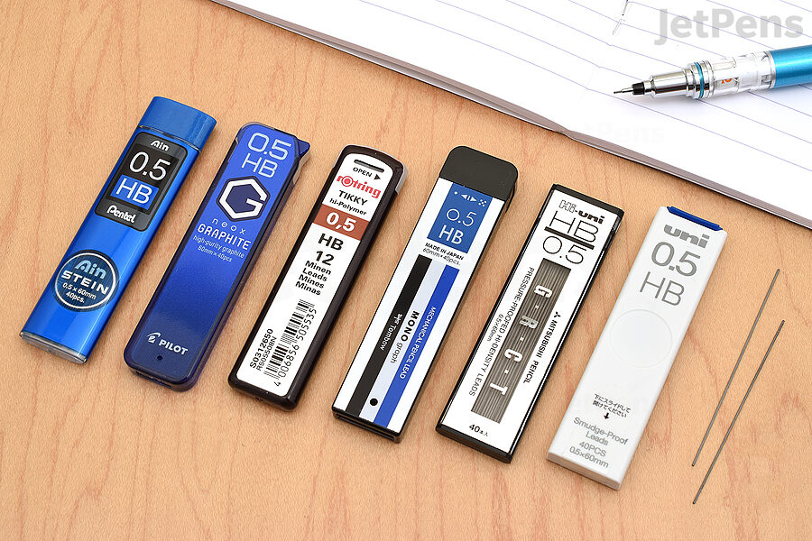 JetPens Mechanical Pencil Lead Sampler - 0.5 mm - HB
