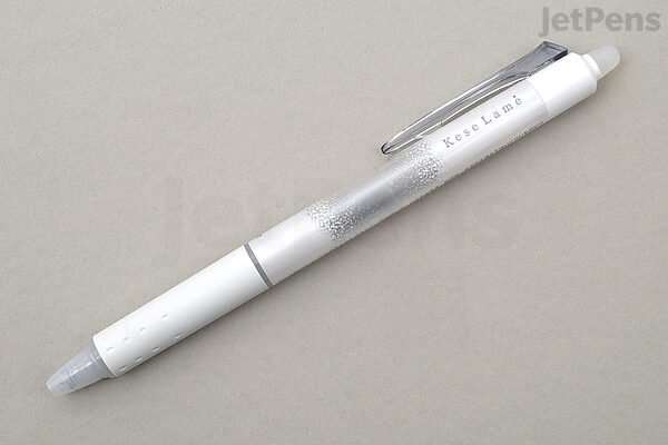 Pilot FriXion Kese Lame Erasable Pen - Sparkly Edition, Silver