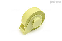 Yamato Sticky Note Tape Roll with Clip & Magnet - 15 mm x 10 m - Leaf Green - YAMATO TFC-15-LG