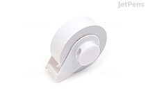Yamato Sticky Note Tape Roll with Clip & Magnet - 15 mm x 10 m - White - YAMATO TFC-15-WH