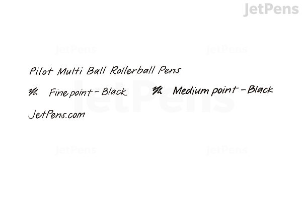 Pilot Multi Ball Rollerball Pen - Fine - Black - PILOT LM-10F-B