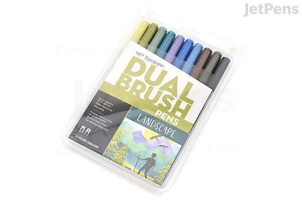 Artwerk 15 Pack Brush Calligraphy Art Pens - Bullet Journal Pen Dual Tip  Pastel Colored Fine Point 0.4 Blending Markers for Beginners, Art Supplies,  Adult Coloring Books 