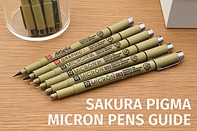 Sakura Pigma Micron Pen - Size 005 - 0.2 mm - 8 Color Bundle