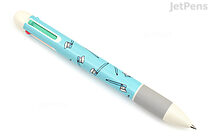 Livework 4 Color Ballpoint Multi Pen - 0.5 mm - Toothbrush - LIVEWORK MULTI-05-TOOTHBRUSH