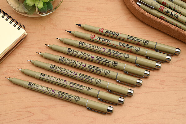Sakura Pigma Brush Pen - Black Ink