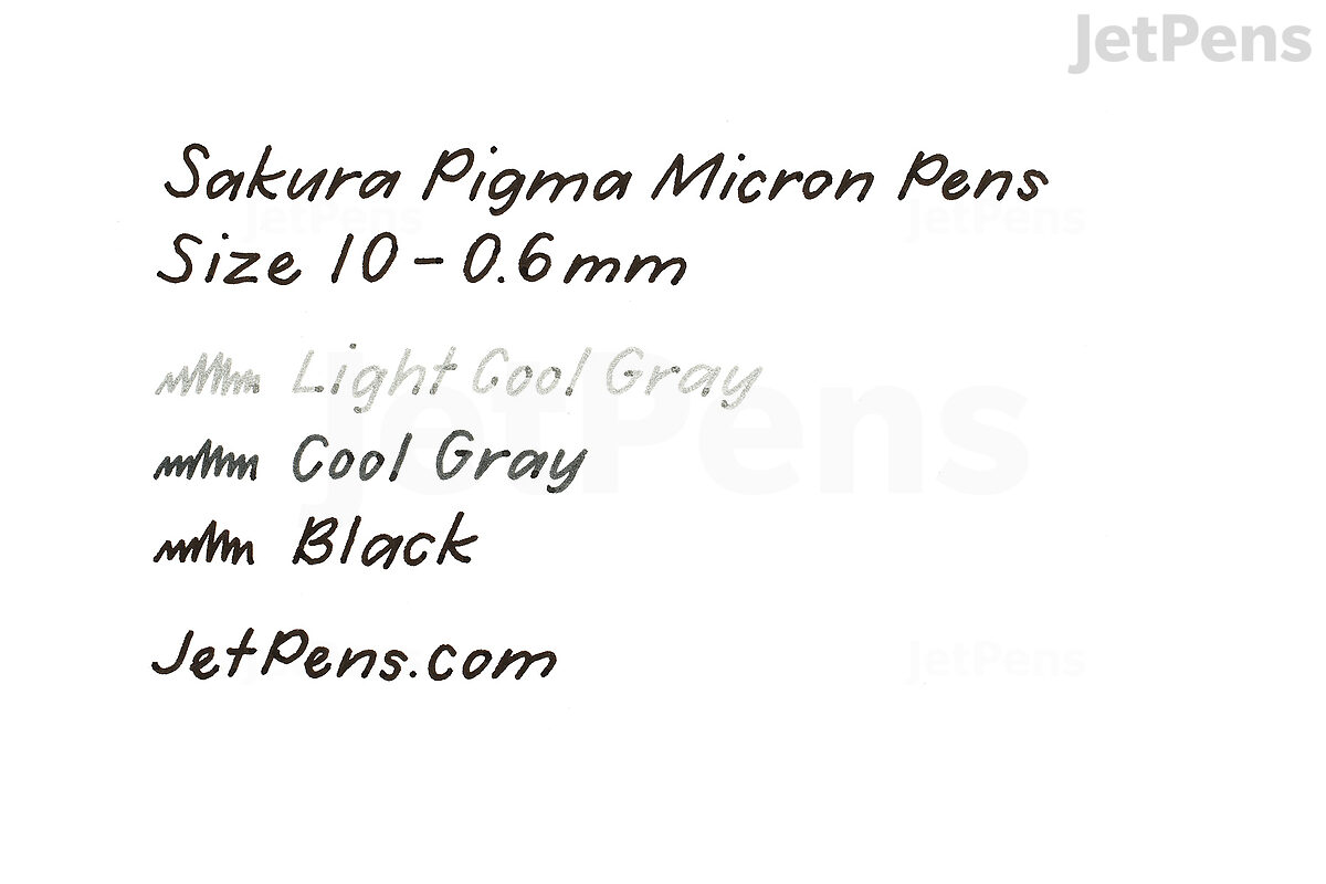 Sakura Pigma Micron Pen - Light Cool Gray, 10