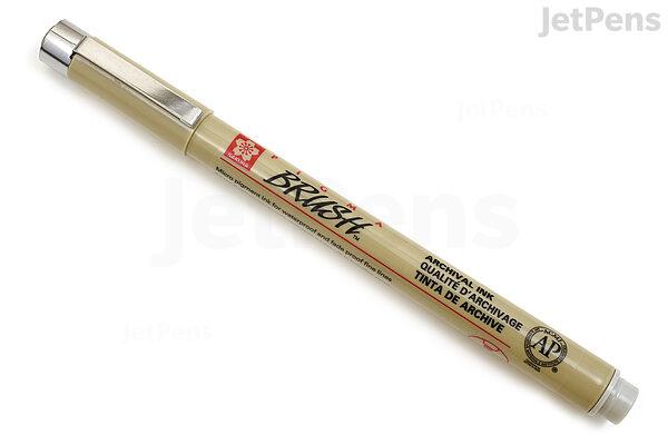 stress Redaktør Rute Sakura Pigma Brush Pen - Light Cool Gray Ink | JetPens