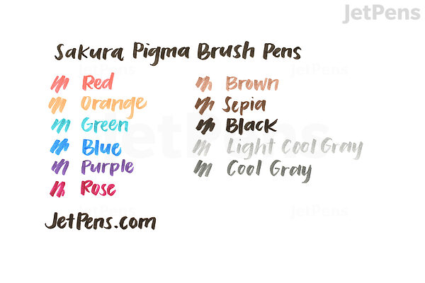 Pigma Brush Pen Black
